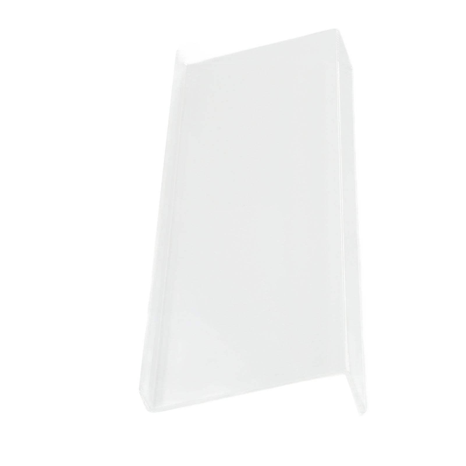 Acrylic Tilted Computer Keyboard Holder Low Front Lip Polished Finish Keyboard Riser Keyboard Holder for Office Transparent