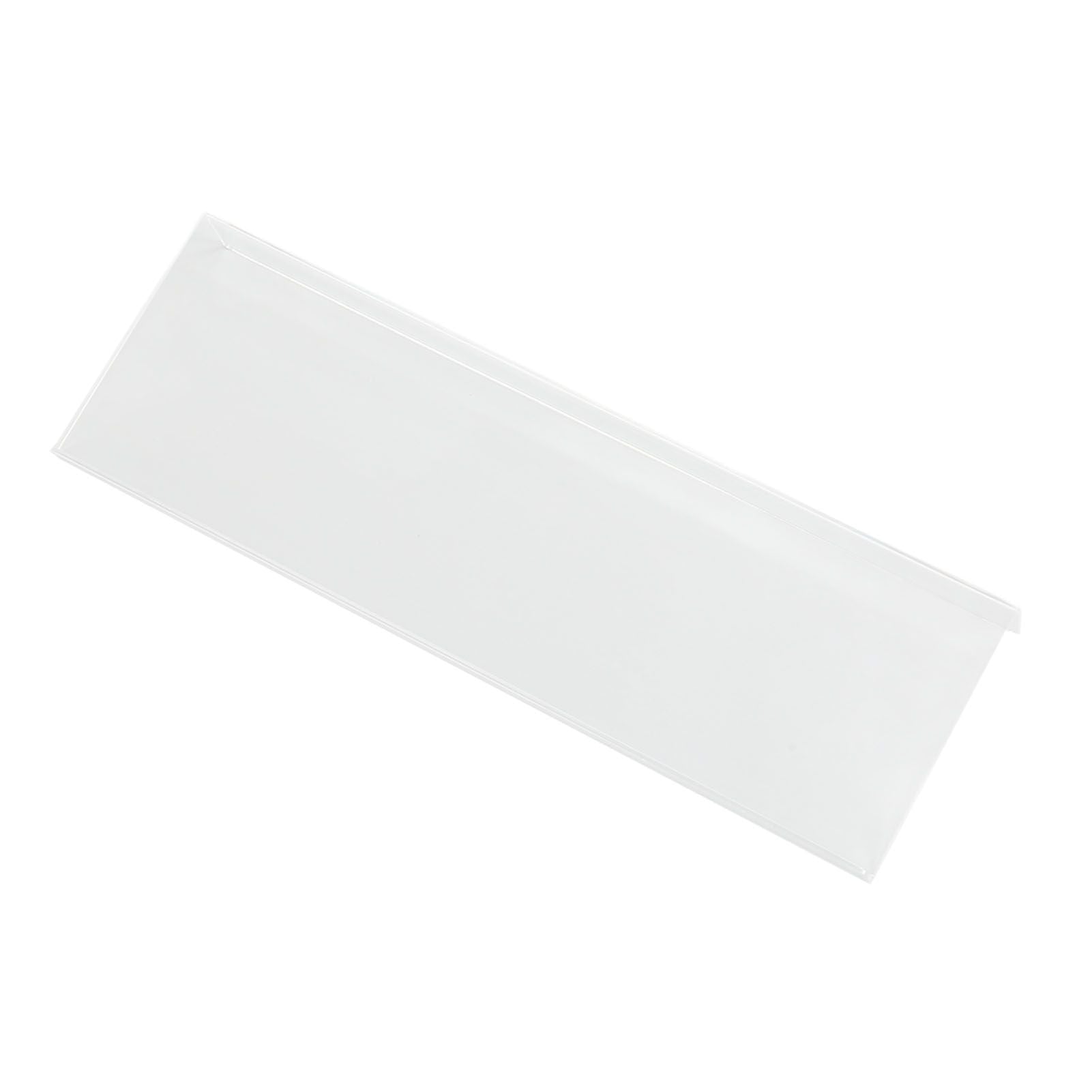 Acrylic Tilted Computer Keyboard Holder Low Front Lip Polished Finish Keyboard Riser Keyboard Holder for Office Transparent