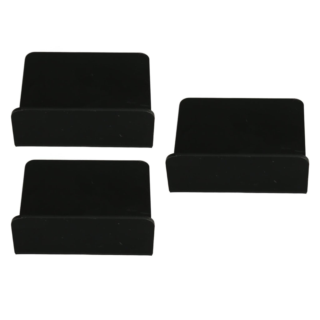 3 PCS Small Security Cameras Wall Shelf with 6 Cable Clips 10PCS Tapes Acrylic Waterproof Drill Free Adhesive Floating Shelf for Speakers Black