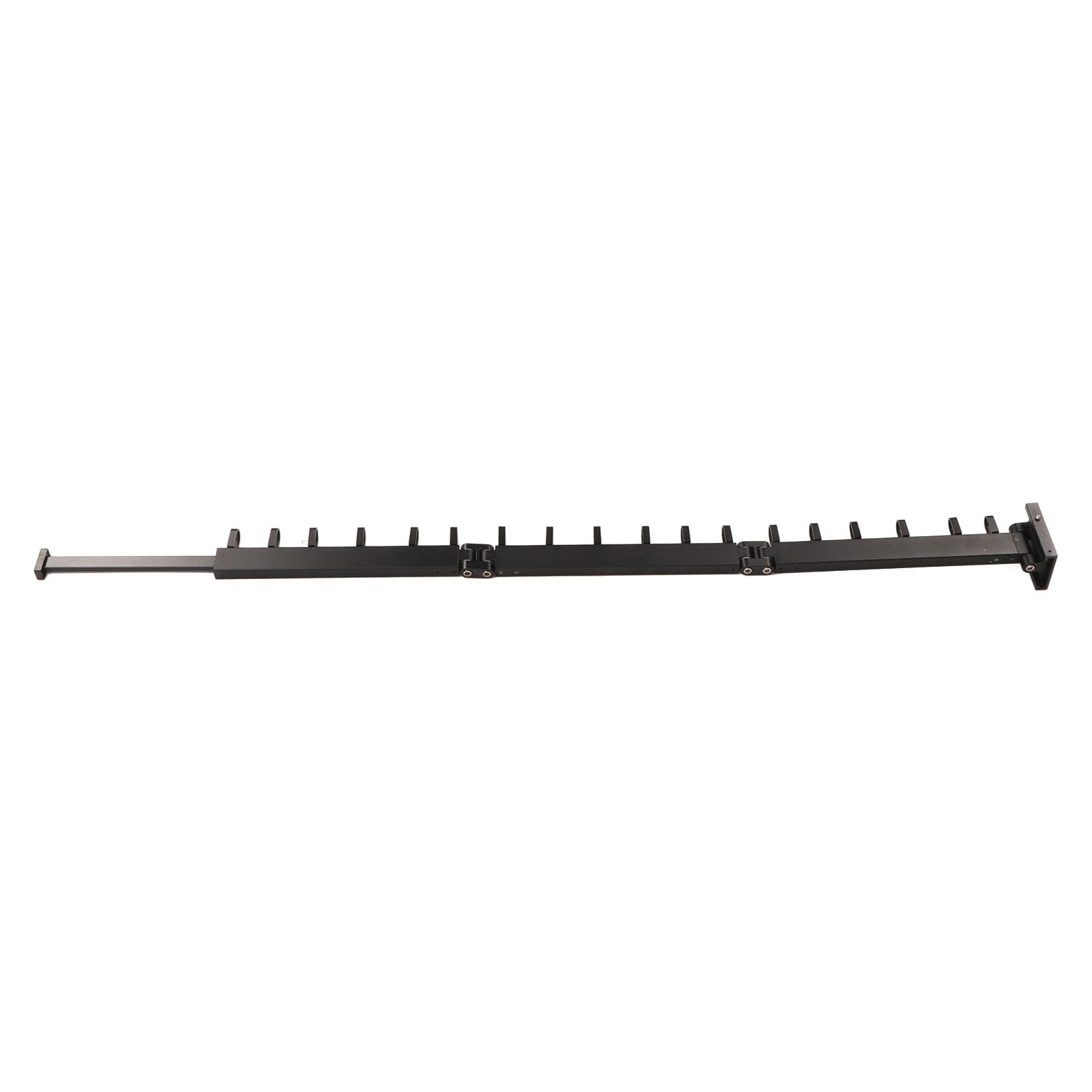 Clothes Hanger Rack Wall Mounted Hole Free Retractable Aluminum Laundry Drying Rack for Indoor Balcony 3 Fold