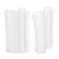 100PCS Wax Melt Molds Calmshell PET Separate Transparent Hanging Hole Empty Wax Melt Container for DIY Candles Chocolate Round
