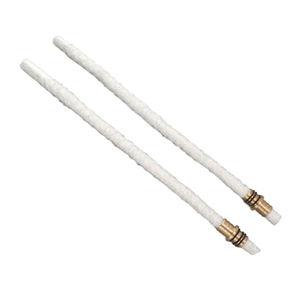 8Pack Wine Bottle Torch Kit Long Life Torch Wicks Brass Torch Wick Holders Caps Wine Bottle Torch for Garden Patio