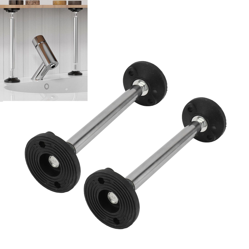 2Pcs Cabinet Adjustable Support Rod Stainless Steel Bathroom Cabinet Hanging Installation Lifting Support Rod Model 150