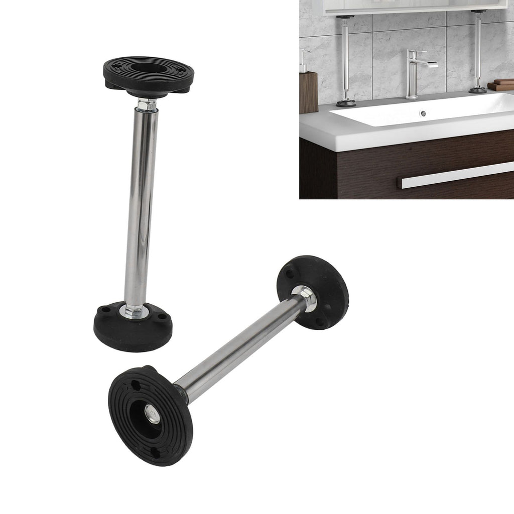 2Pcs Cabinet Adjustable Support Rod Stainless Steel Bathroom Cabinet Hanging Installation Lifting Support Rod Model 150
