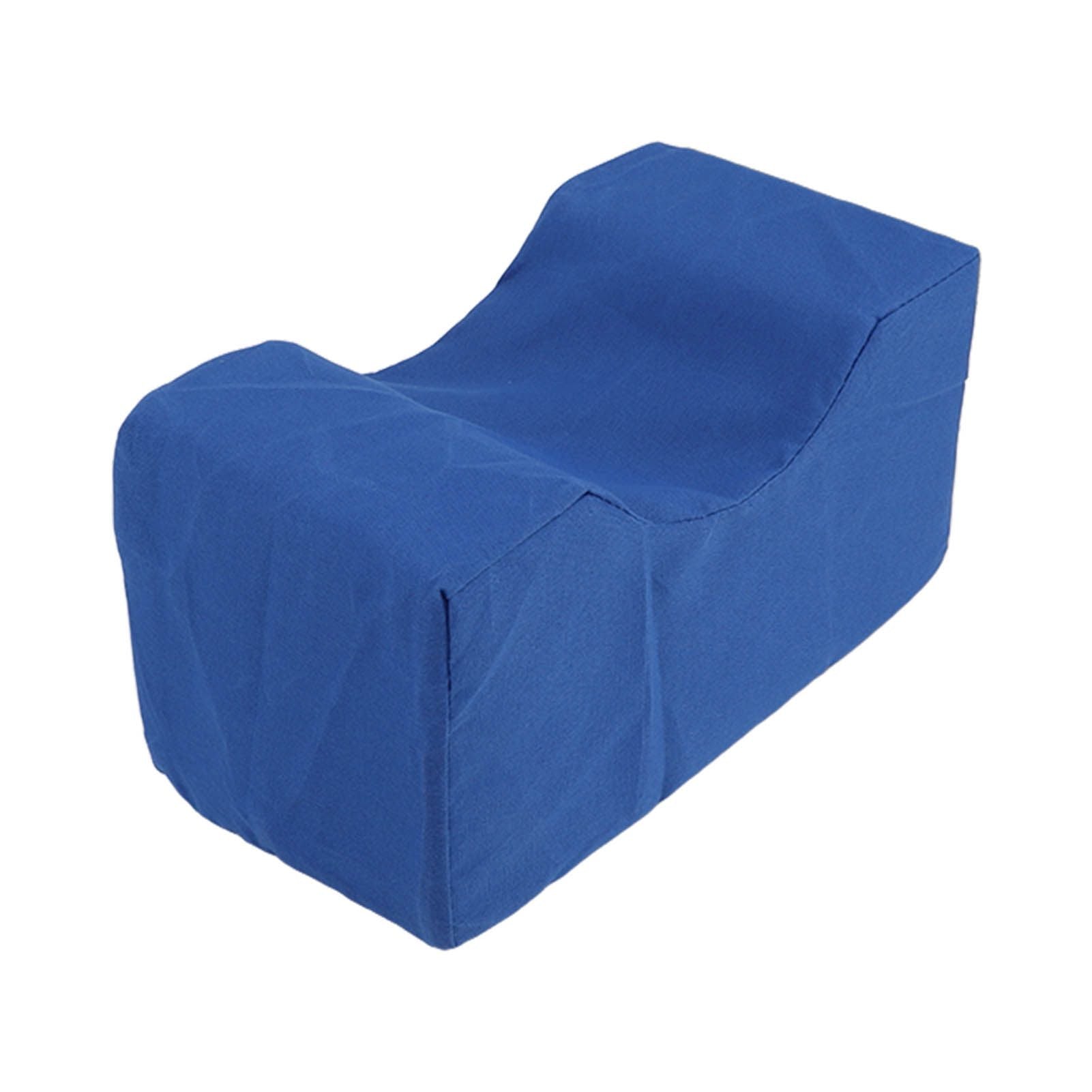 Ankle Pillow Foot Elevator Sponge Breathable Anti Bedsore Cushion Leg Rest Elevating Pad for Elderly Patient Injury Relieve Blue