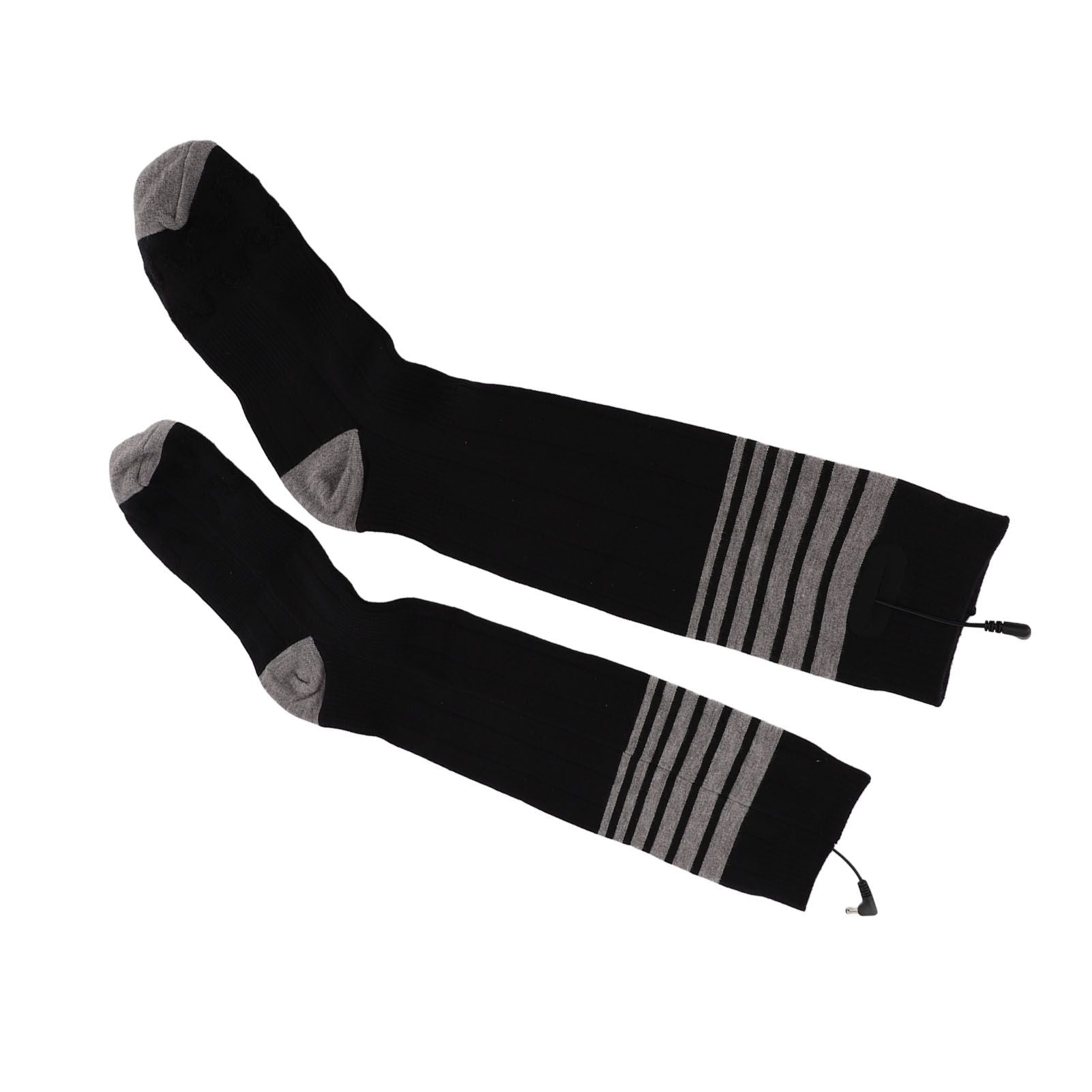 Electric Heated Socks for Men Women Battery Heated Socks with 3 Heat Settings for Hunting Hiking Camping Black