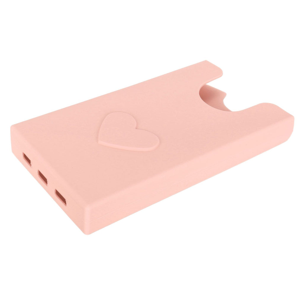 Beach Bag Phone Holder Silicone Phone Case Wallet Holder Insert Accessory Secure Attachment Keep Phone Handy Pink