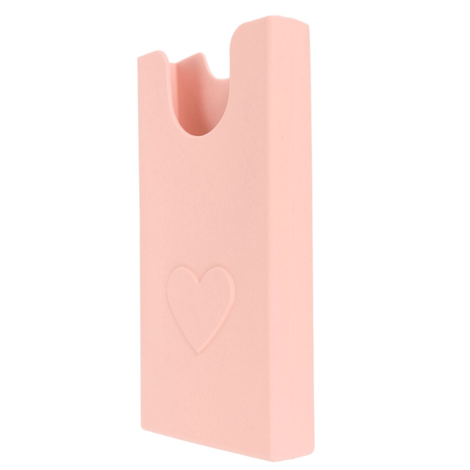 Beach Bag Phone Holder Silicone Phone Case Wallet Holder Insert Accessory Secure Attachment Keep Phone Handy Pink