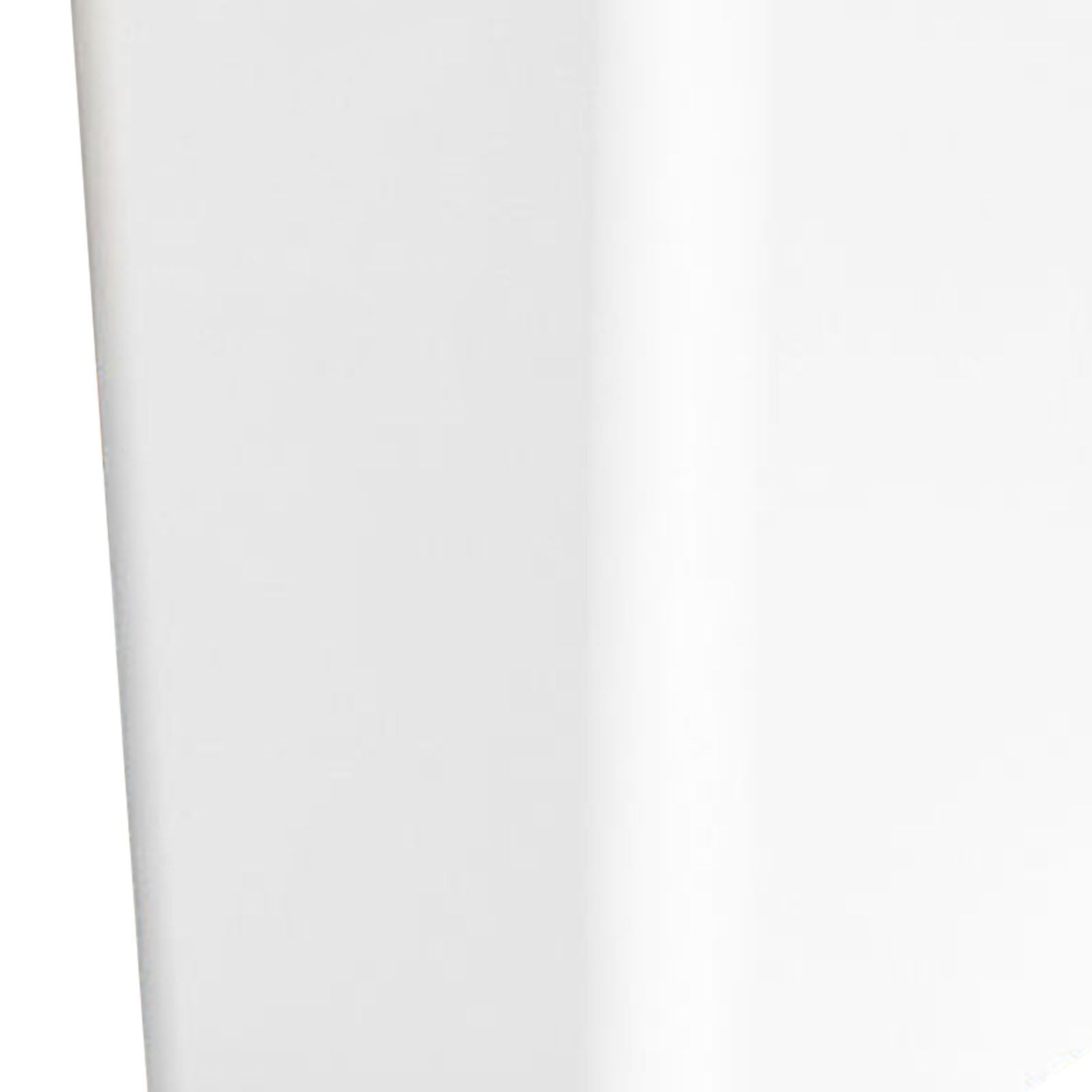 Press Type Trash Can with Cover 15L Capacity Plastic Garbage Bin for Bathroom Toilet Kitchen White