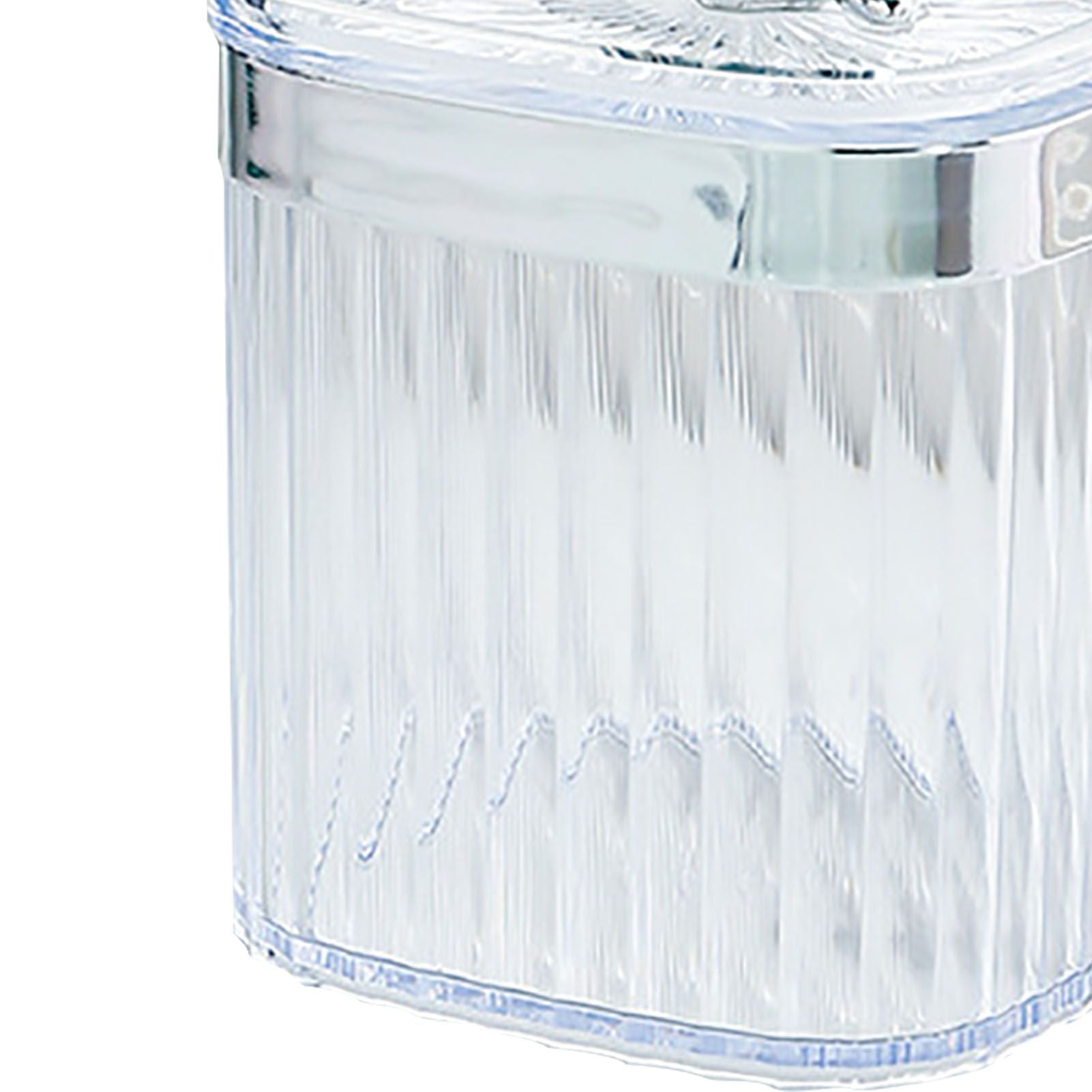 Toothpick Holder Large Capacity Fashion Look Toothpick Container Storage Box Jar for Home Restaurant Transparent