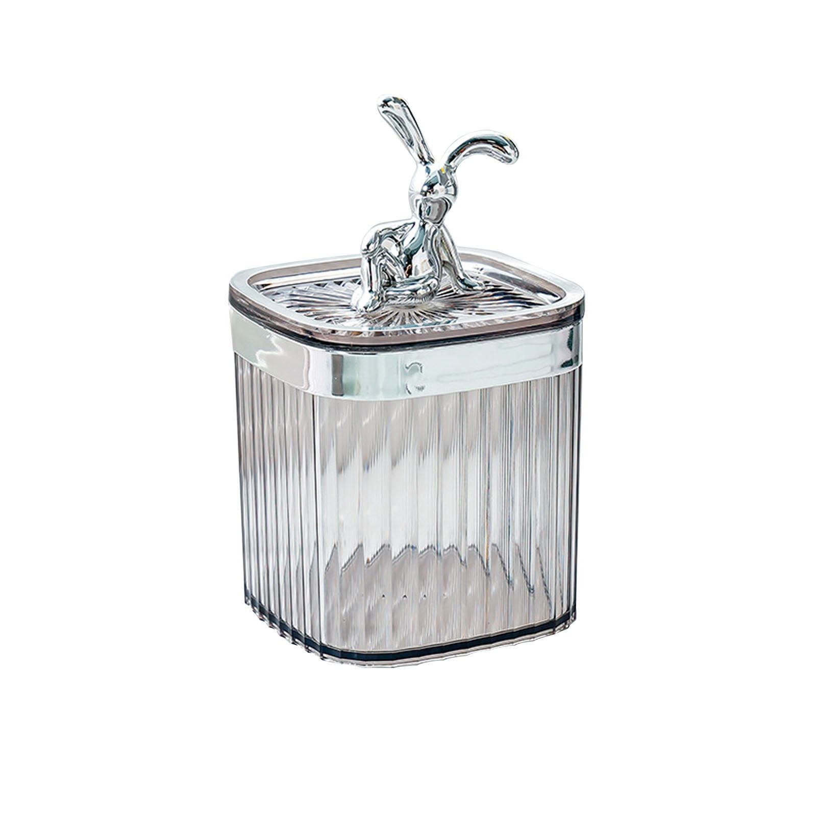 Toothpick Holder Large Capacity Fashion Look Toothpick Container Storage Box Jar for Home Restaurant Smoky Gray
