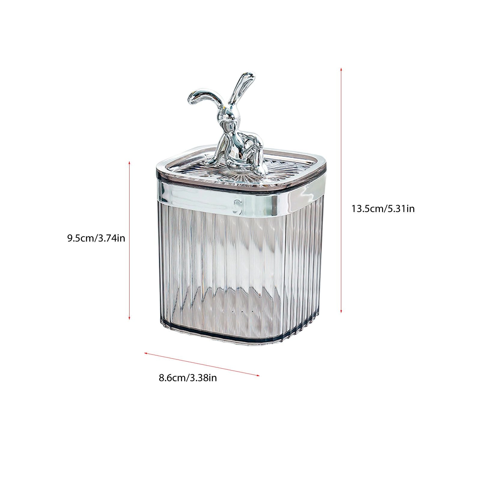 Toothpick Holder Large Capacity Fashion Look Toothpick Container Storage Box Jar for Home Restaurant Smoky Gray