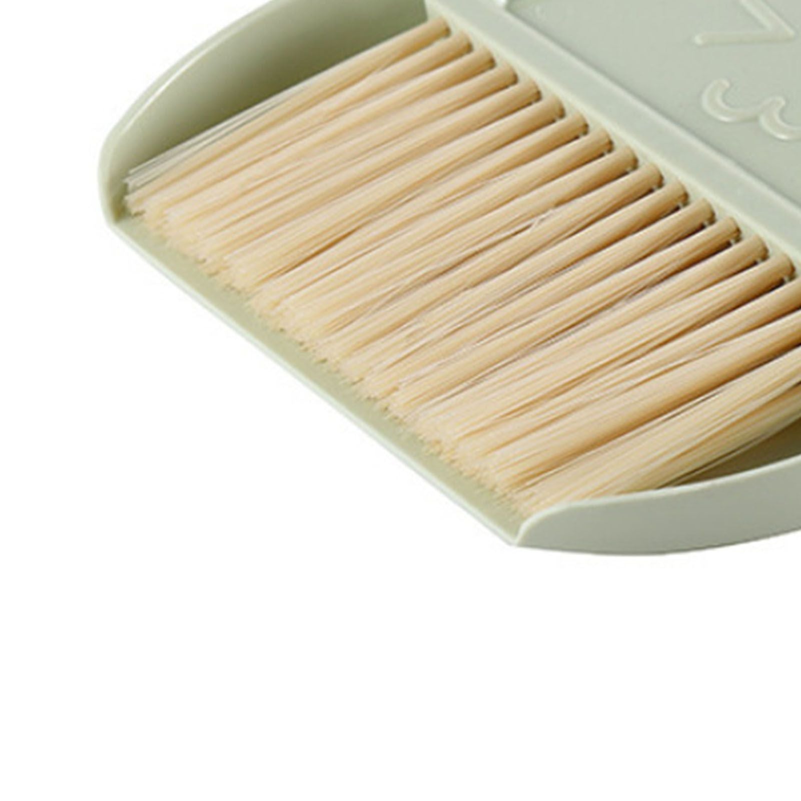 Mini Broom Dustpan Set Smile Face Plastic Handheld Efficient Cleaning Portable Tiny Brush Dustpan for Tabletop Office Green