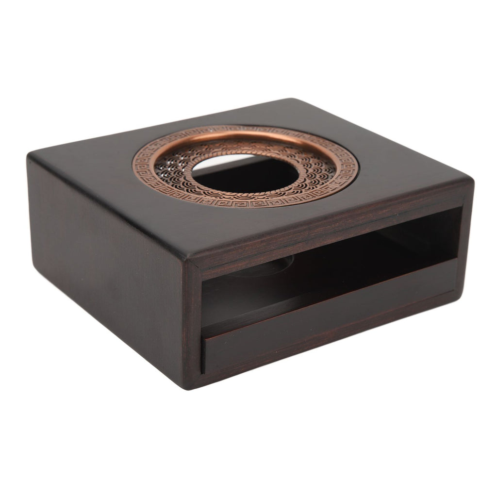 Bamboo Teapot Warmer Rapid Heating Traditional Save Energy Bamboo Tea Warmer Base for Teaware Accessories
