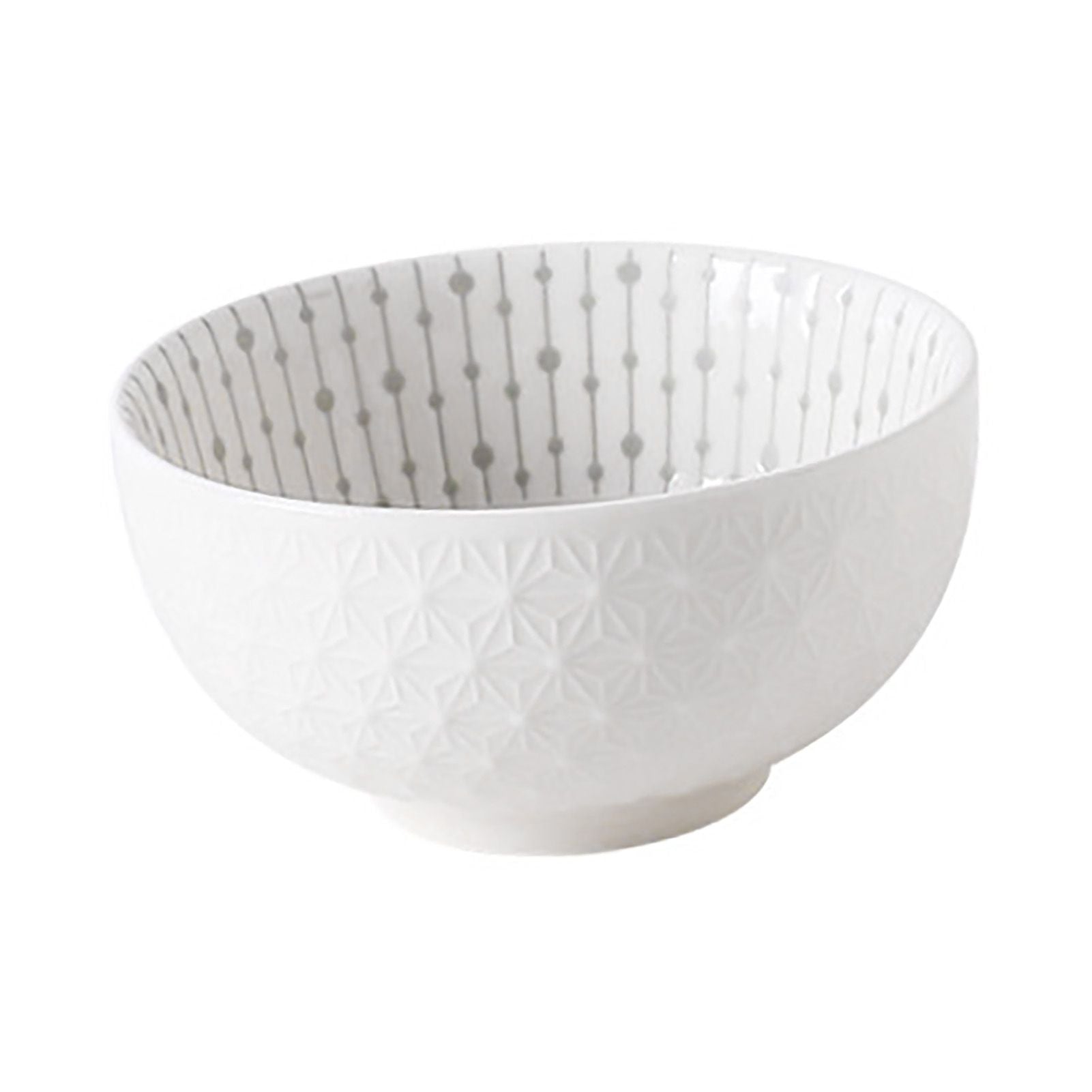 Soup Bowl 4.5in Small Bowl Ceramic Embossment Underglaze Color Minimalist Easy Clean Serving Bowl for Kitchen Home