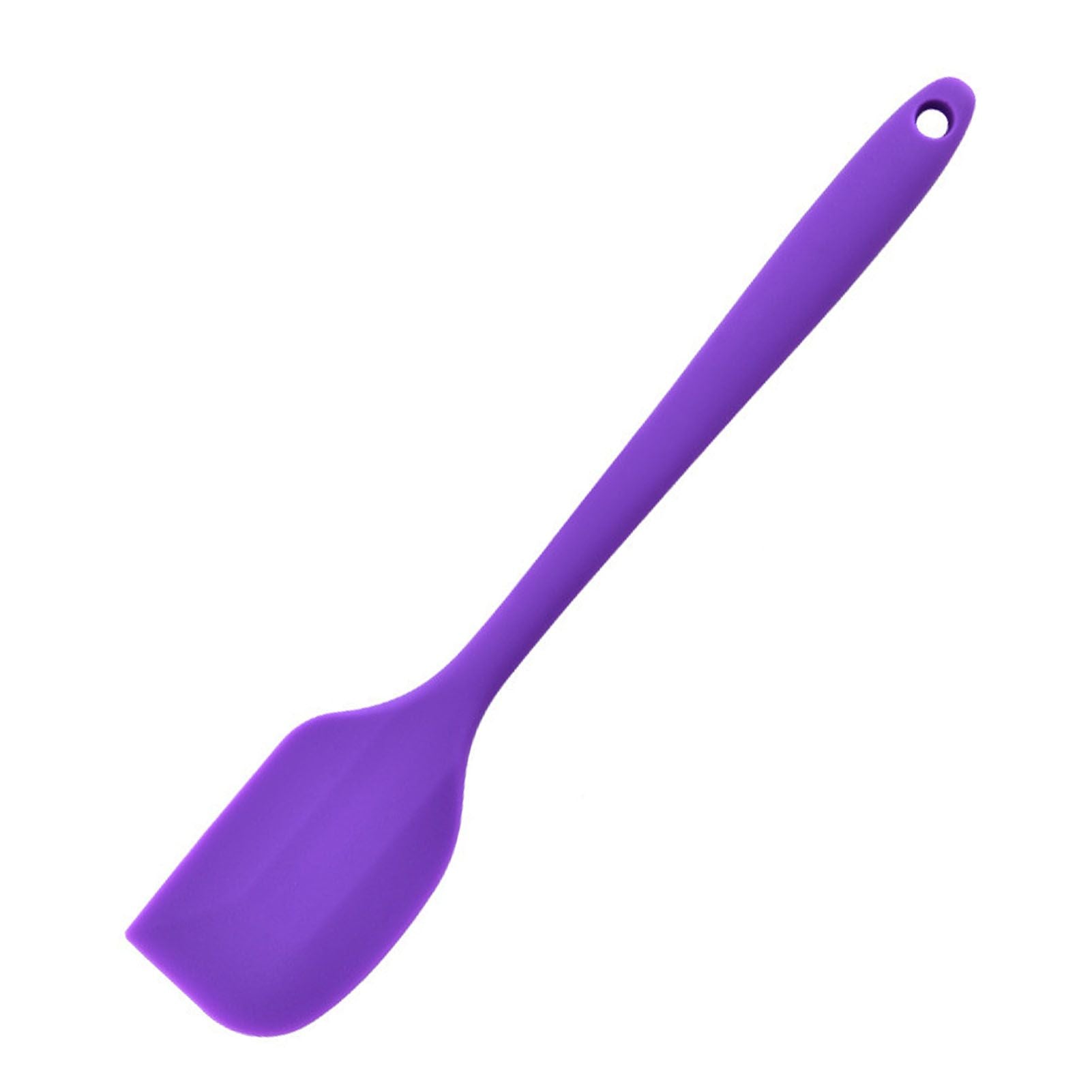 Silicone Spatula Food Grade High Heat Resistant Non Stick Spatula Kitchen Utensils Cookware for Cooking Baking Purple