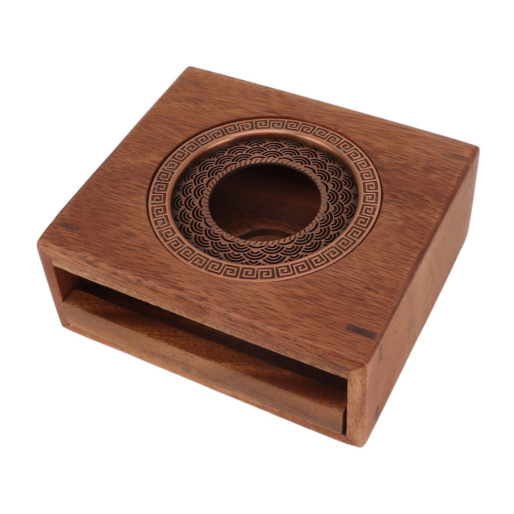 Candle Tea Warmer Japanese Style Walnut Teapot Warmer Home Universal Tea Warmer Stove