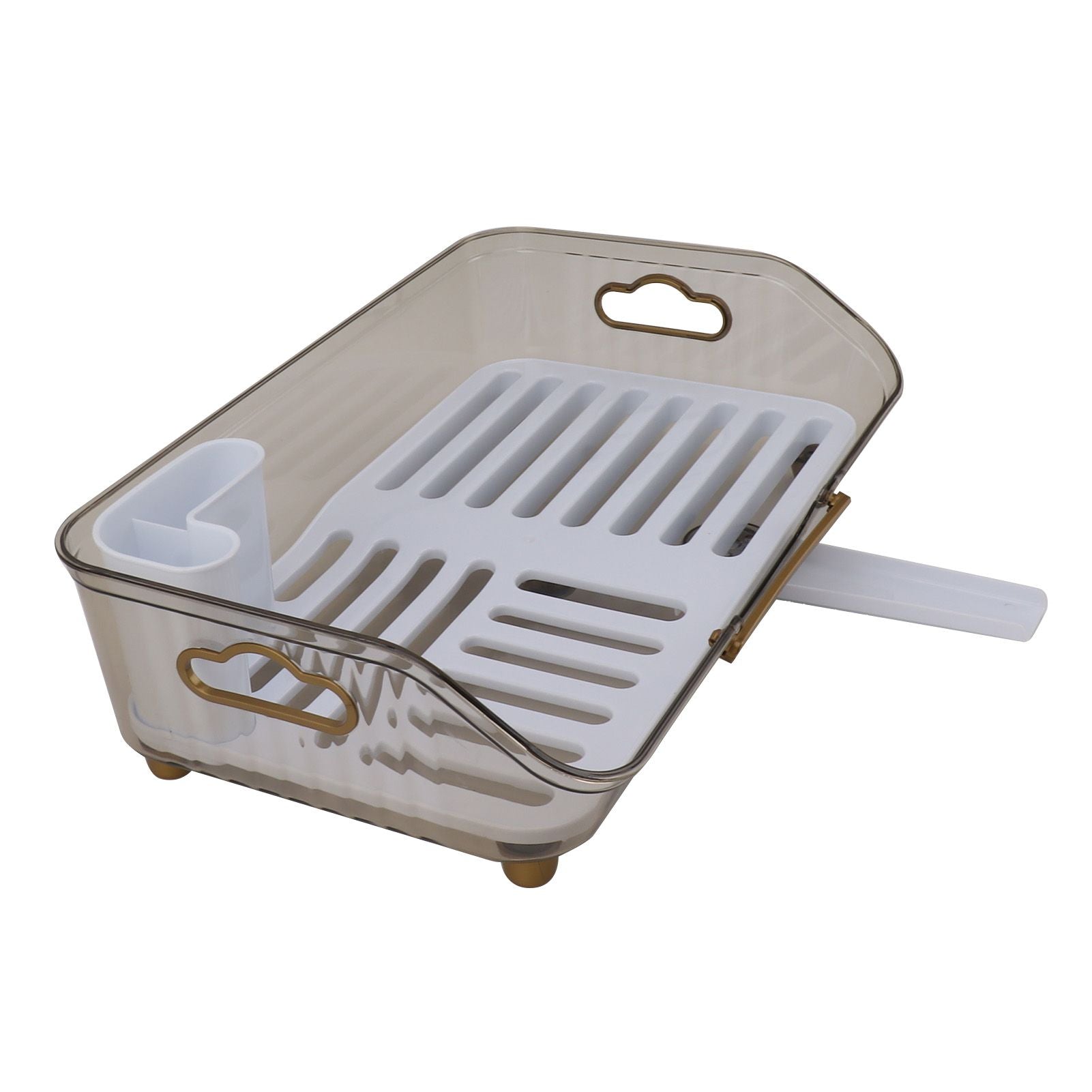 Dish Drying Rack Multifunctional PP Space Saving Clean Hygienic Dish Drainer for Kitchen Sink