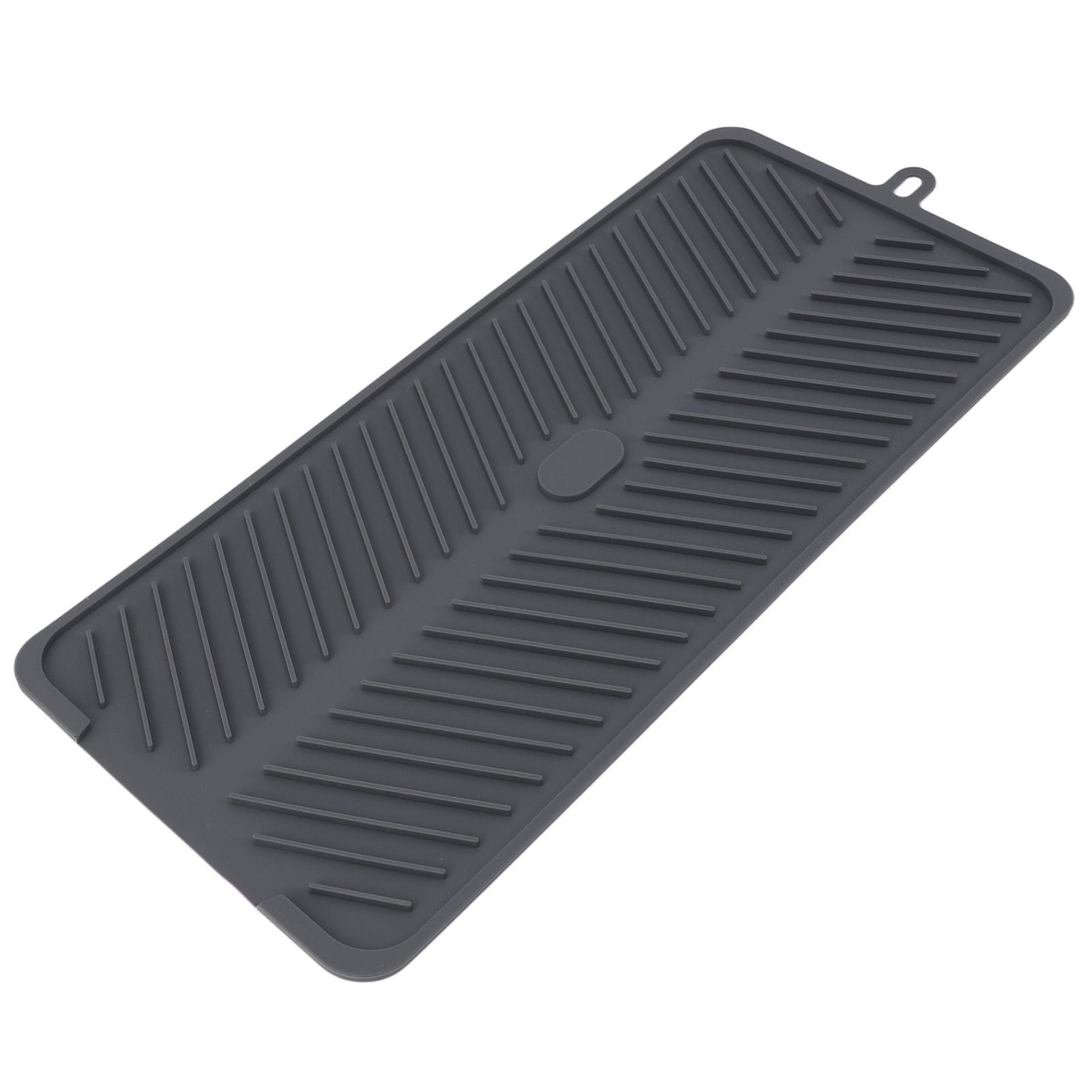 Silicone Drainage Pad Multipurpose Waterproof Collapsible Heat Resistance Thicken Silicone Dish Drying Mat for Kitchen Bar