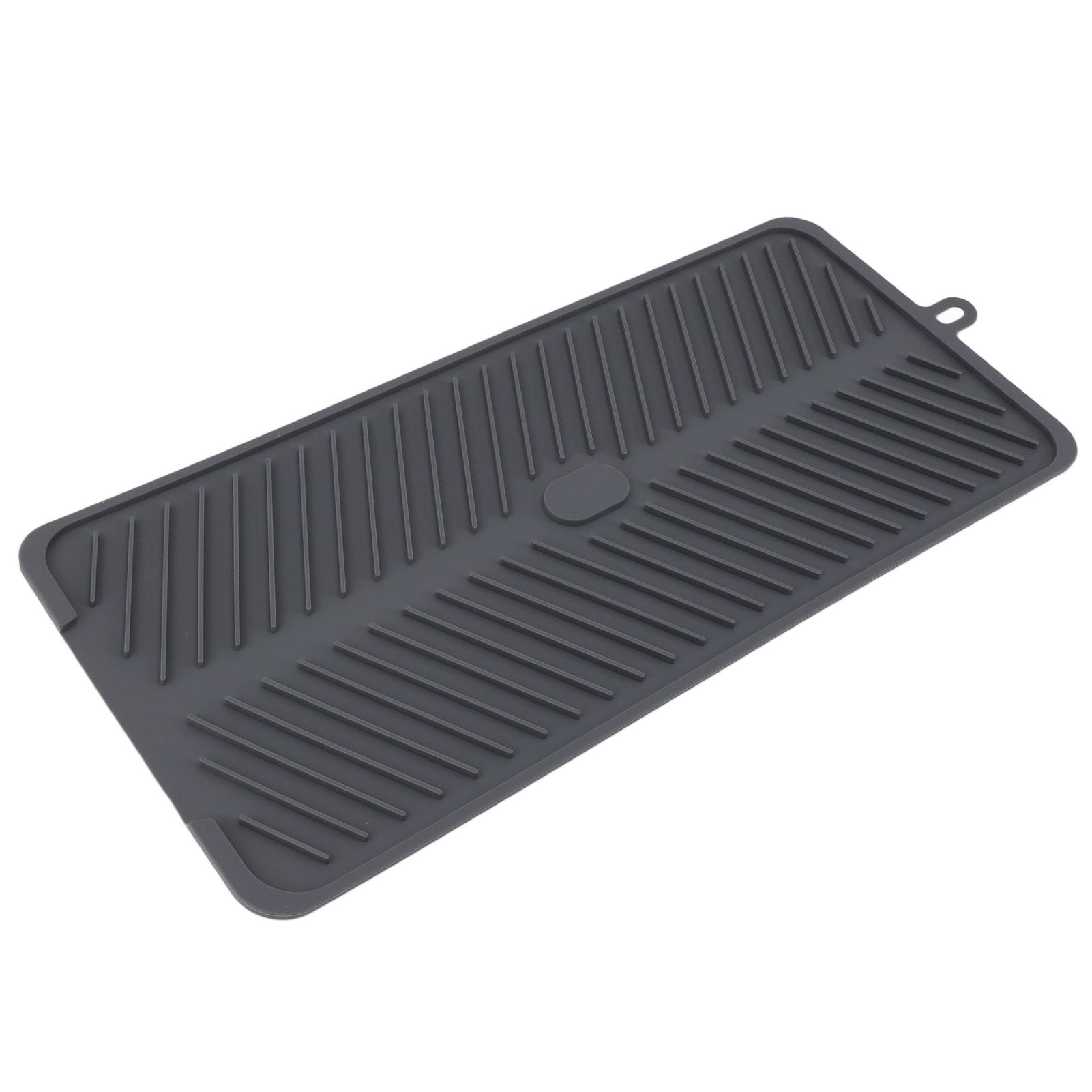 Silicone Drainage Pad Multipurpose Waterproof Collapsible Heat Resistance Thicken Silicone Dish Drying Mat for Kitchen Bar