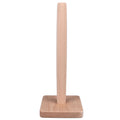 Wooden Paper Towel Holder Countertop Farmhouse Standing Paper Towel Organizer Roll Dispenser with Non Slip Base for Kitchen Living Room