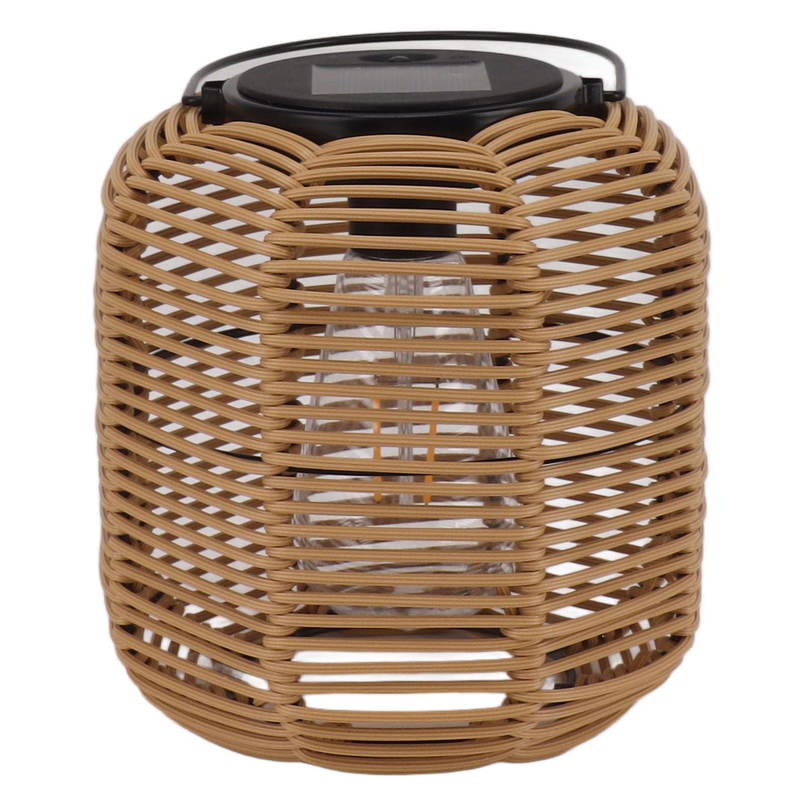 Solar Lantern Outdoor Hanging Solar Lights Waterproof Decorative Rattan Lantern for Table Patio Garden Yard Porch Tungsten