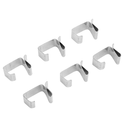50Pcs Metal Christmas Lights Gutter Hooks Stainless Steel Christmas Lights Gutter Hangers L 24x15mm