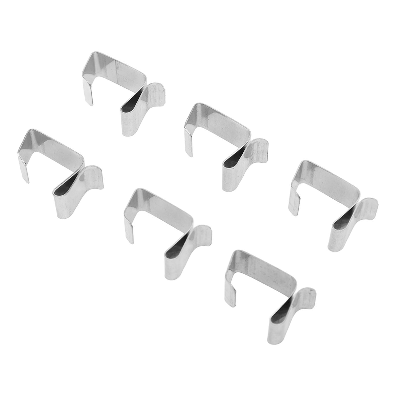 50Pcs Metal Christmas Lights Gutter Hooks Stainless Steel Christmas Lights Gutter Hangers S 20x14mm