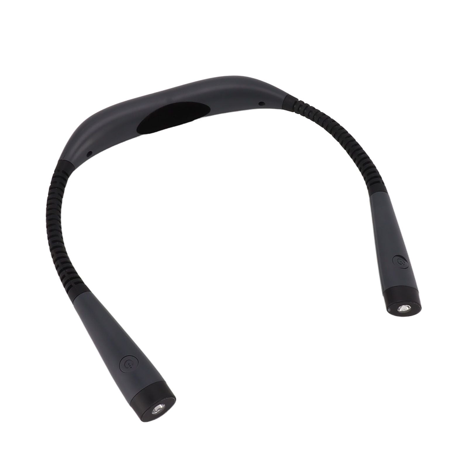 LED Neck Reading Light 3 Colors 3 Bright Level 1000mAh Rechargeable Battery Bendable Arms Book Light for Knitting