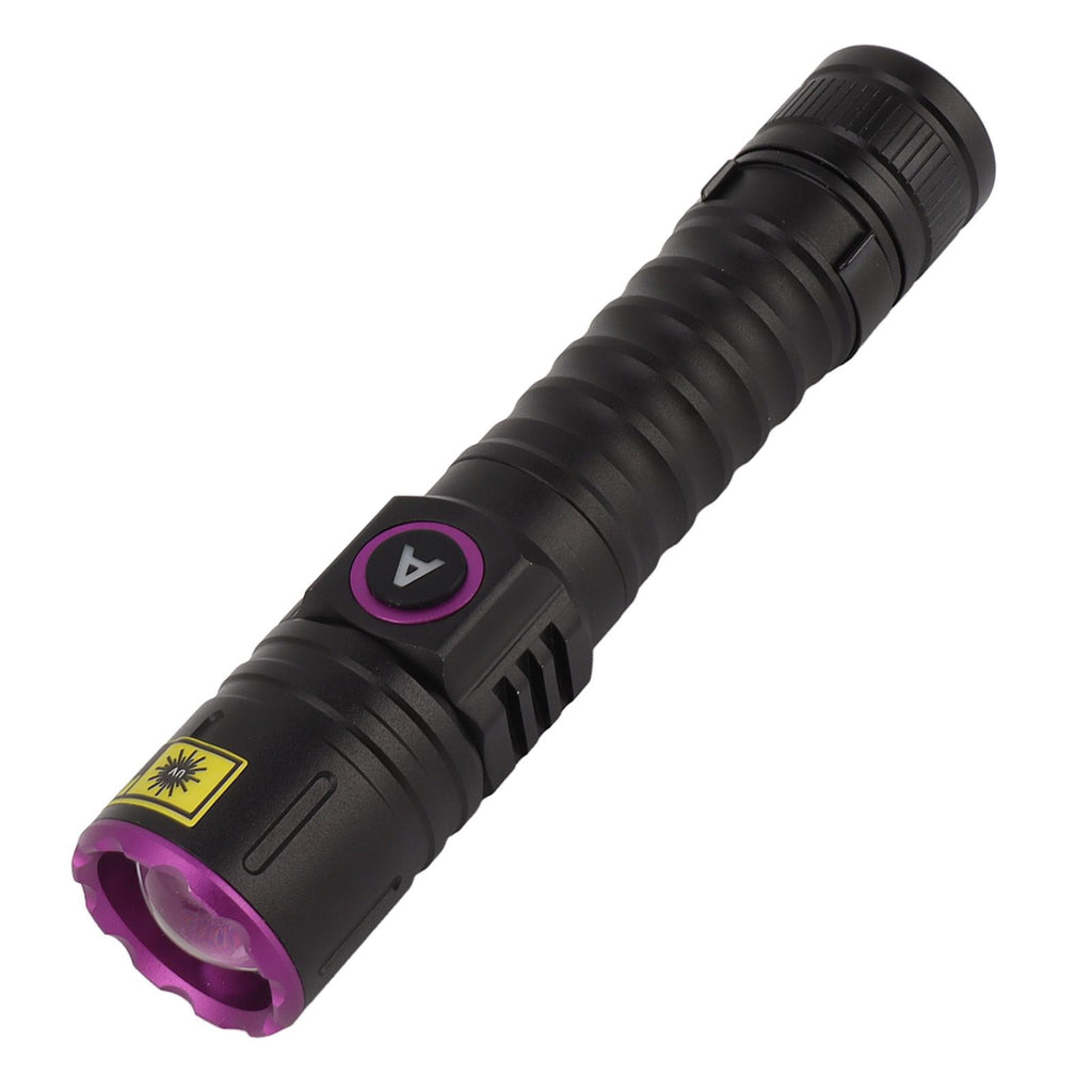 365nm Black Light UV Flashlight Handheld LED Blacklight Flashlight for Pet Urine Stains Rocks Money Resin Curing