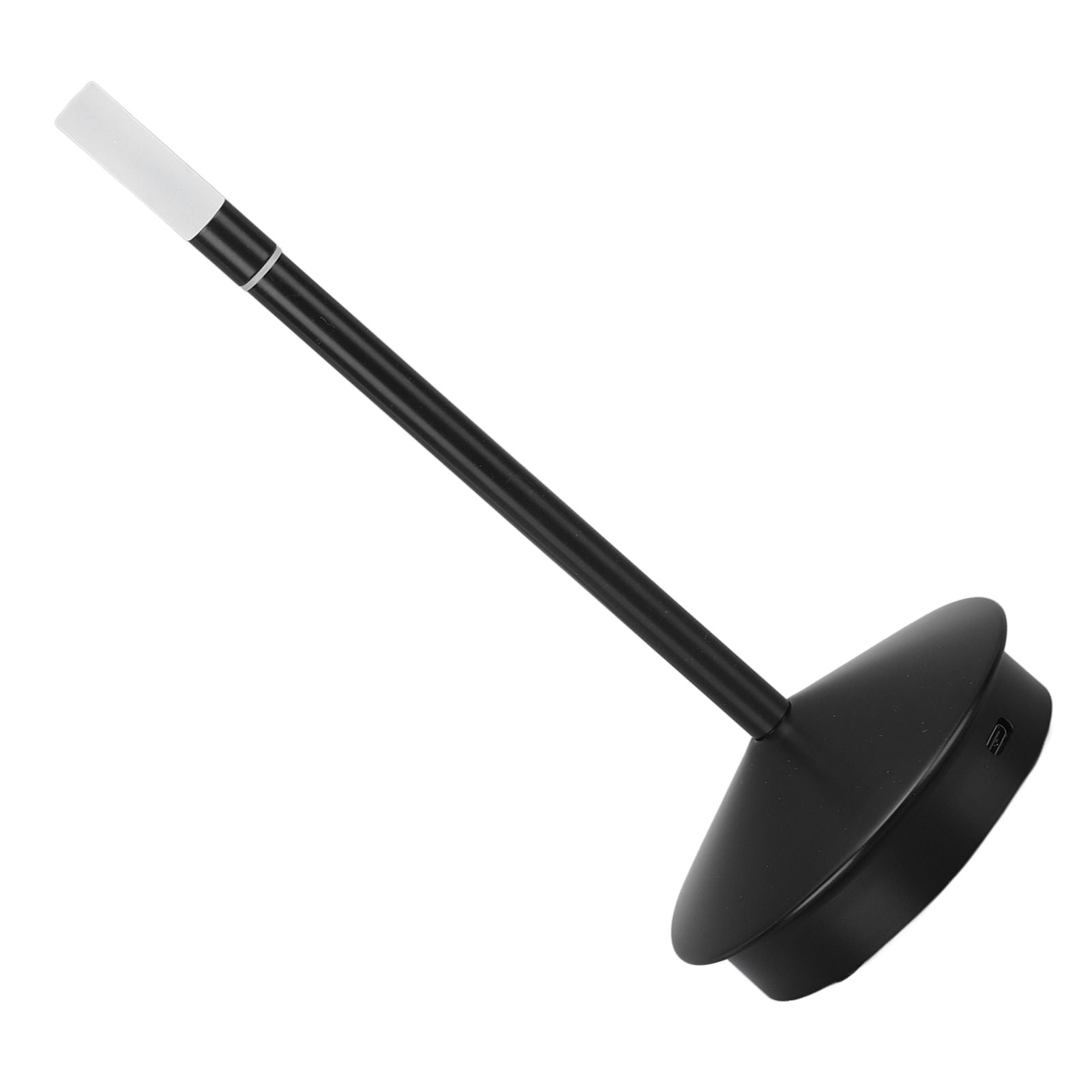 Cordless Candle Lamp USB Type C LED 2000mAh Rechargeable Candle Shaped Portable Desk Lamp for Restaurant Dinner Table Black