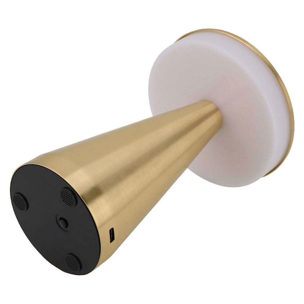 Portable LED Bedside Night Light 3 Color Temperature top Touch control Rechargeable Battery Bedside Lamp Gold