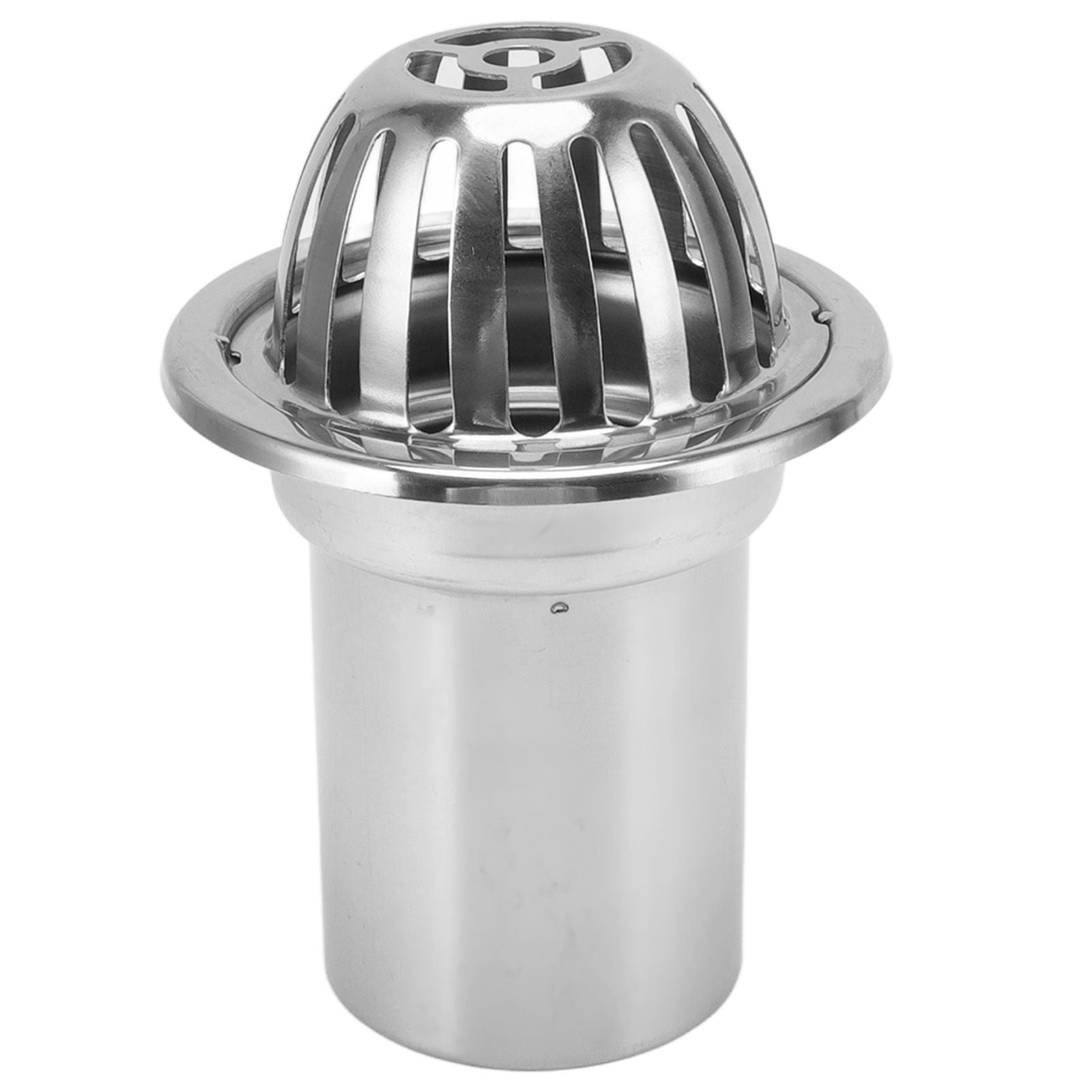 Roof Floor Drain Stainless Steel Non Blocking Balcony Outdoor Rain Bucket Drainage Parts Round 3in