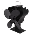 Heat Powered Stove Fan Self Starting Heat Resistant Aluminum Alloy 1400rpm Thermoelectric Fan for Fireplace