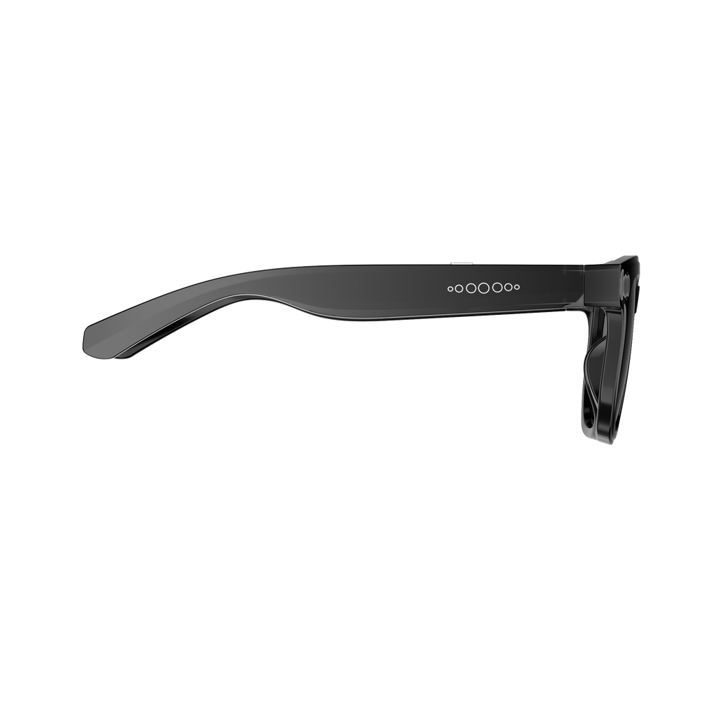 Dth03 AI Smart Sunglasses, UV400 Protection Bluetooth Call Audio Glasses，black
