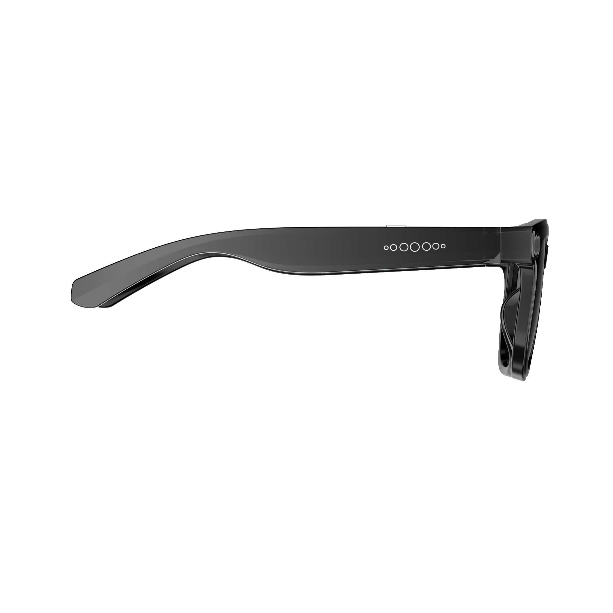 Dth03 AI Smart Sunglasses, UV400 Protection Bluetooth Call Audio Glasses，black