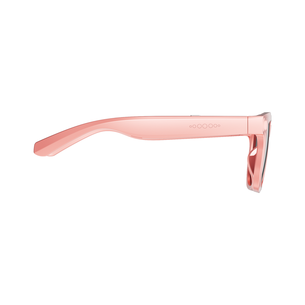 Dth03 AI Smart Sunglasses, UV400 Protection Bluetooth Call Audio Glasses，pink