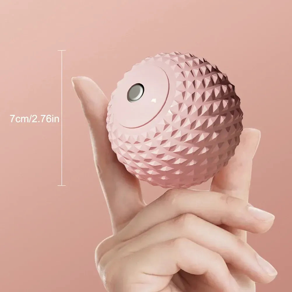 TPE Massage Roller Trigger Point Therapy Hand Hold Meridian Ball Acupoint Massage Myofascial Release for Physical Therapy - Blue