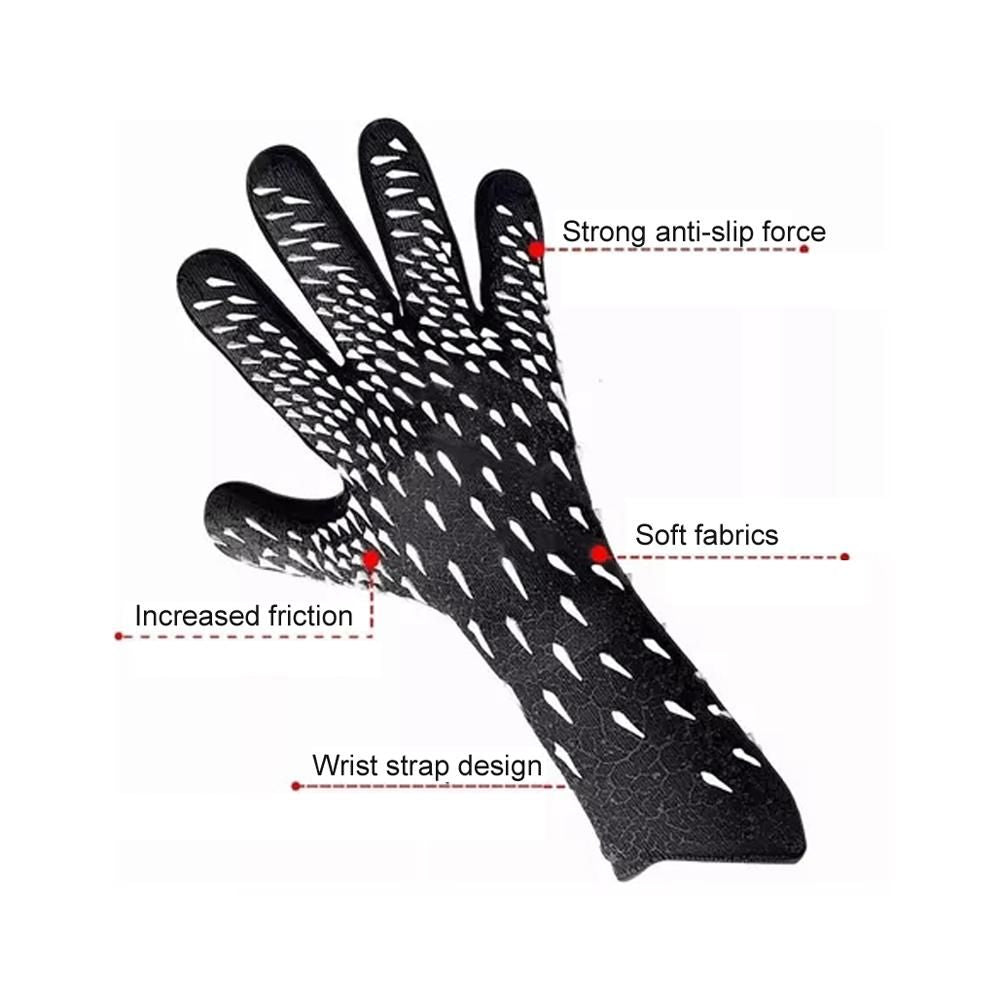 Soccer Goalkeeper Gloves Thickened Breathable Football Gloves Anti-Slip Latex Training Gloves for Teenagers Adults - 10#
