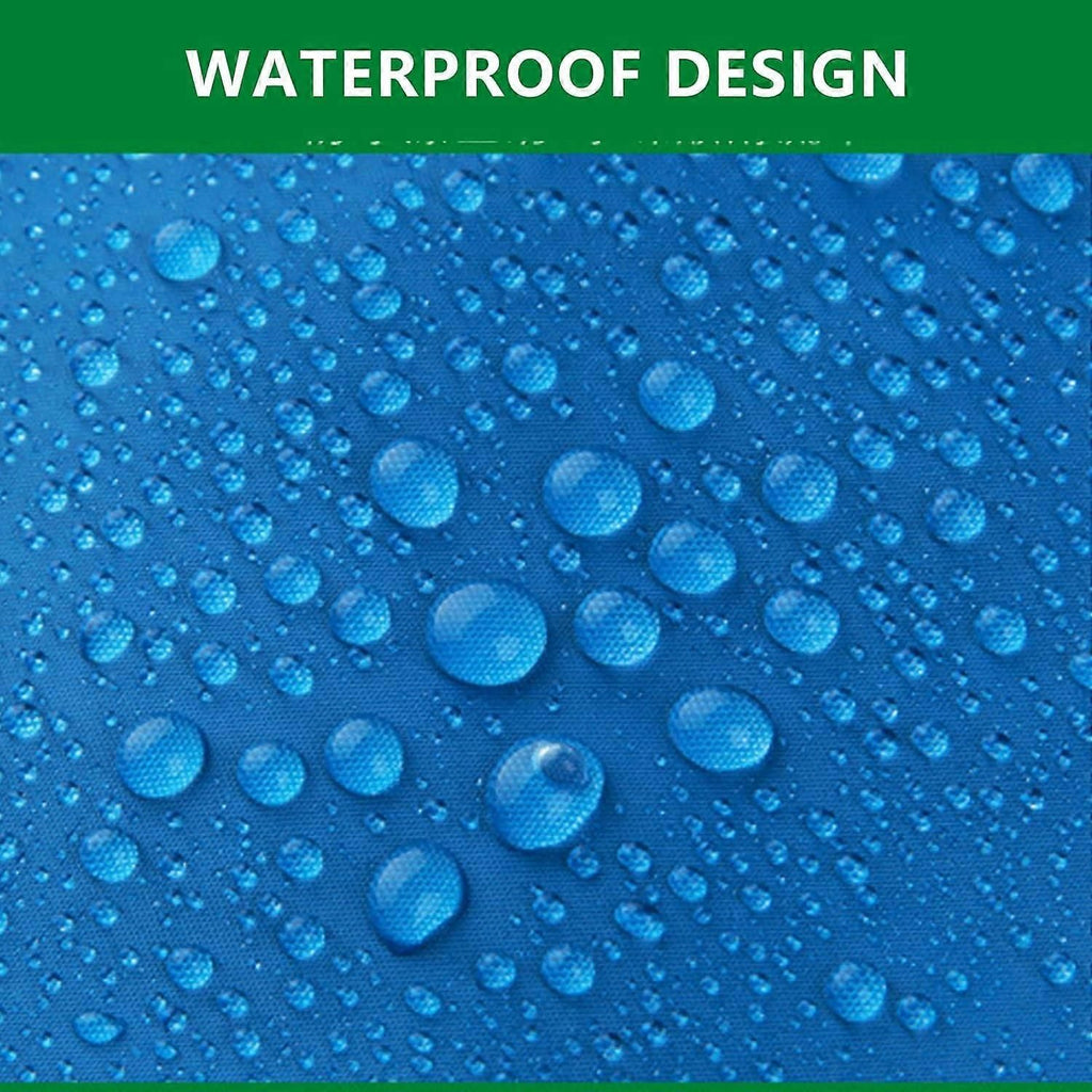 Camping Ground Sheet Waterproof Silver Coated Sunlight Resistant Quick Dry Outdoor Mat - Blue 100*145cm