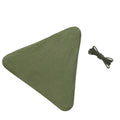 Durable Nylon Camping Stool with Stable Triangle Design, Breathable Seat Cover for Fishing and Hiking