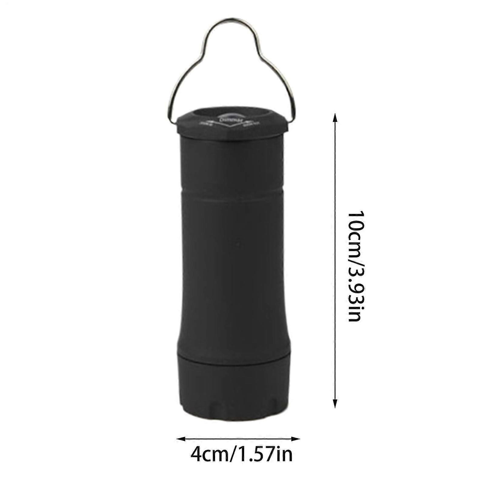 2pcs Compact 2 in 1 Camping Lantern and Flashlight with Detachable Hanging Hook, Battery Operated Tent Light