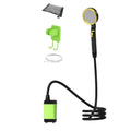 Outdoor Shower Kit Camping Shower Pump Full Screen Digital Display 7800mah Upgraded Low Noice Outdoors Shower Kit Green