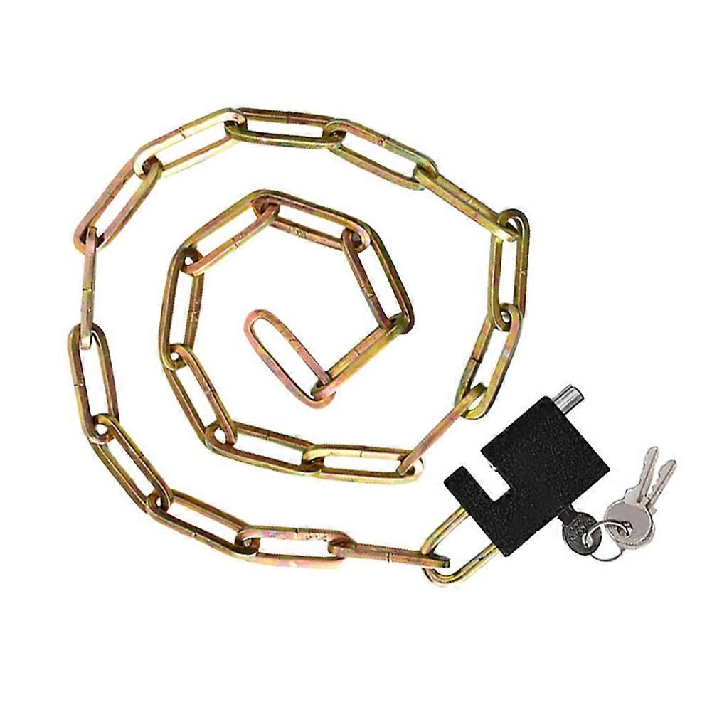 Bicycle Lock Mountain Bike Lock Alloy Chain Lock Anti-Theft Safety Chain Locks Portable Alloy Lock 4x60cm