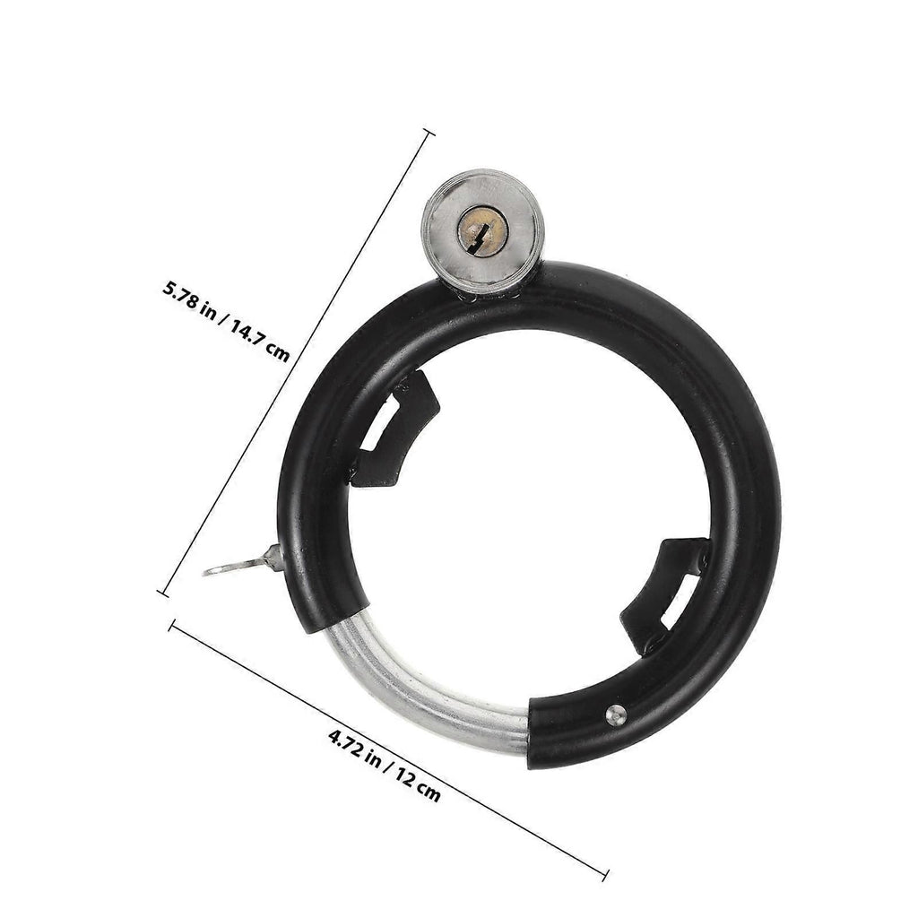 Multi-Function Bike Lock Round Lock 4Sets of Reusable Steel Bicycle Locks