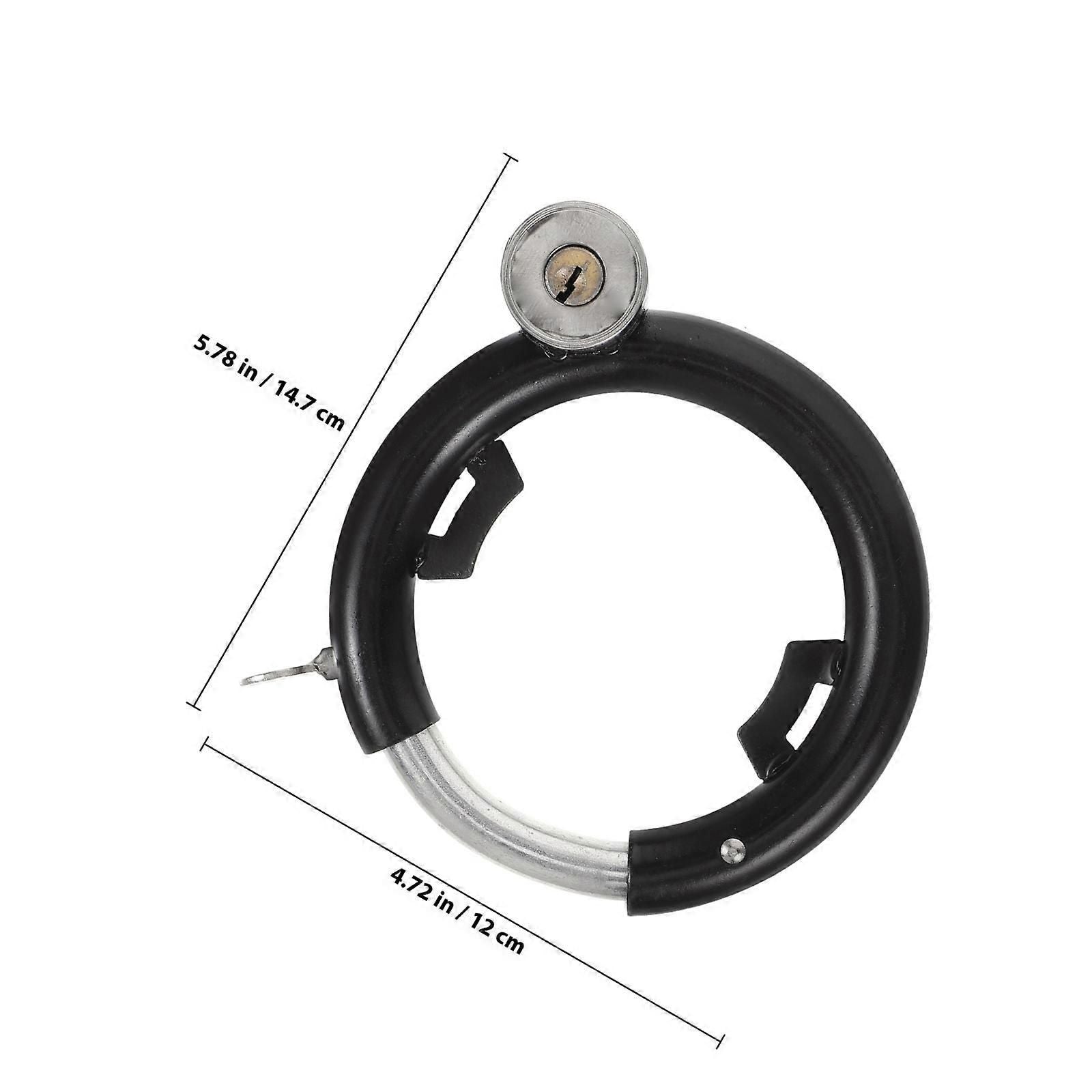 Multi-Function Bike Lock Round Lock 4Sets of Reusable Steel Bicycle Locks