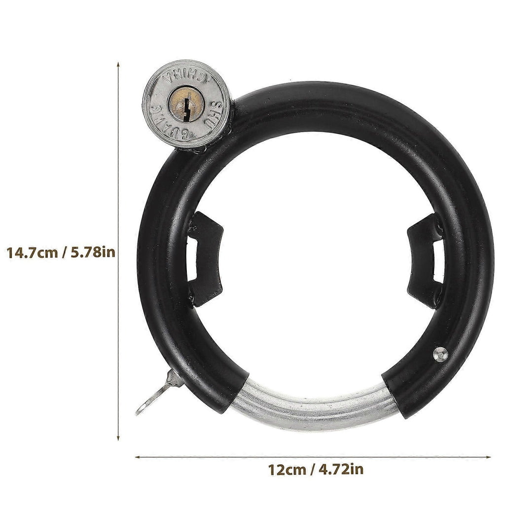 Multi-Function Bike Lock Round Lock 4Sets of Reusable Steel Bicycle Locks