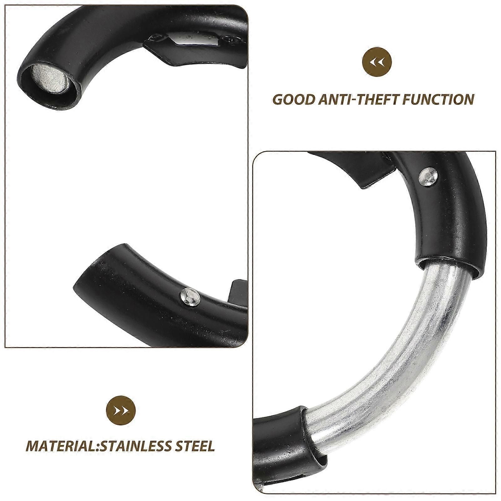 Multi-Function Bike Lock Round Lock 4Sets of Reusable Steel Bicycle Locks