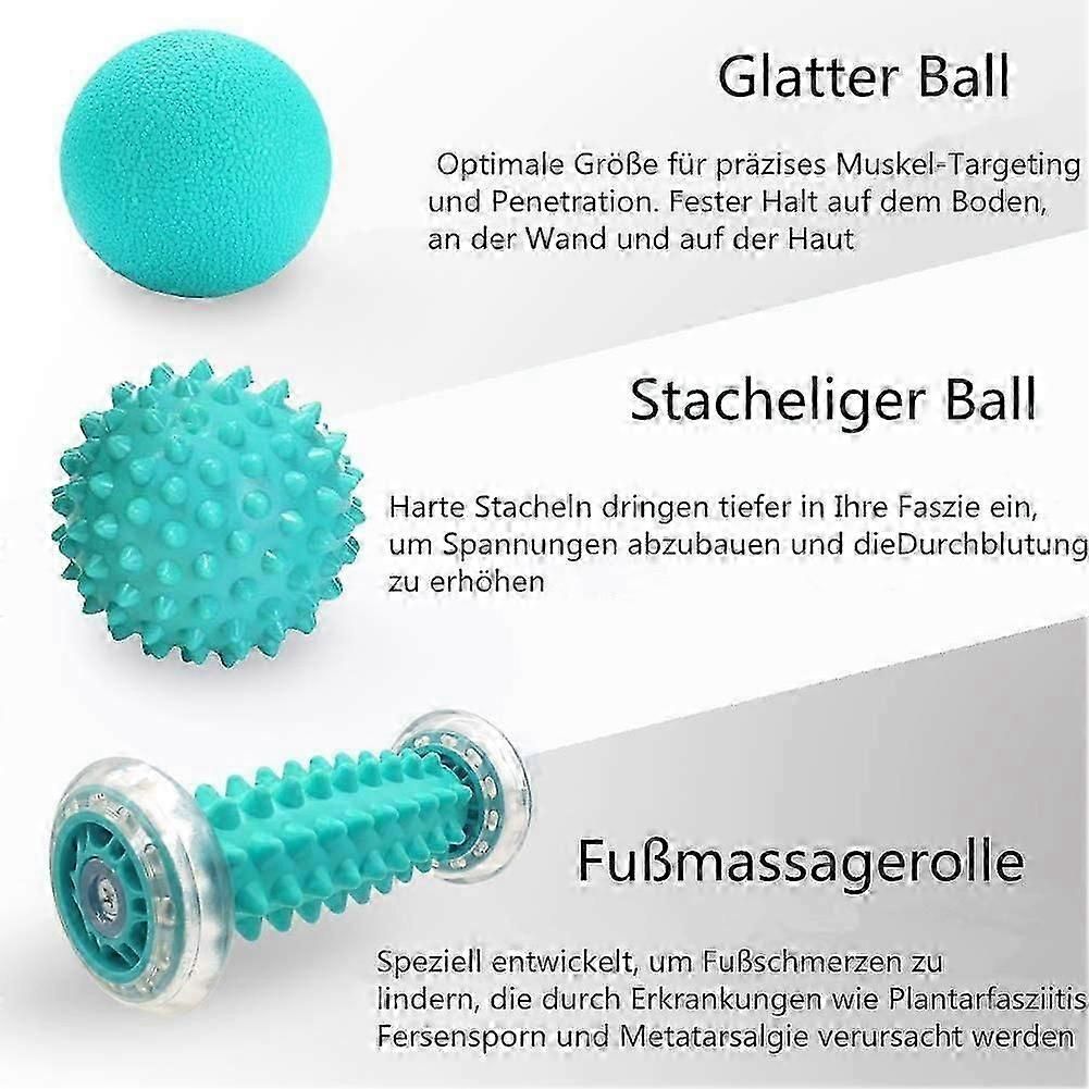 Massage Ball - Plantar Fasciitis Foot Massage Roll and Massage Ball Hedgehog Ball