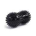 Spiky Peanut Massage Ball Deep Tissue Muscle Roller PVC Foot Massage Ball for Myofascial Release Trigger Point Therapy Yoga Fitness - Black